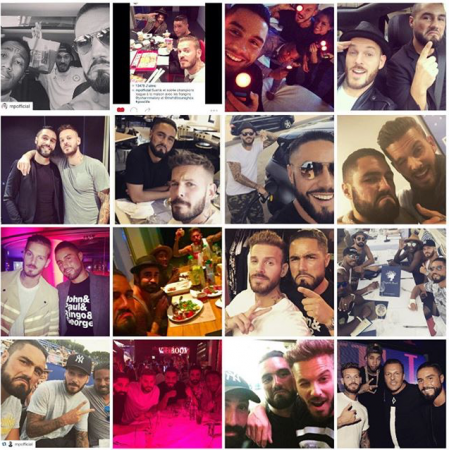 Montage photo pour l'anniversaire de Matt fait par un ami à lui